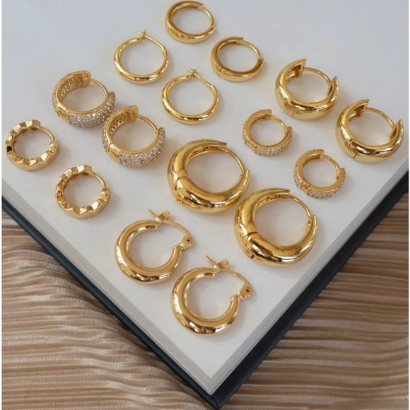 Luv Aj Mini Martina Hoop Earrings - Picture 4 of 9